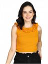 PRETTIFY Women's Orange Croptop...