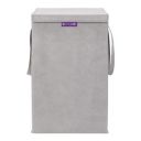 PrettyKrafts 75L Folding Laundry Basket, Large Laundry Hamper With Lid & Handles, Collapsible Freestanding Clothes Hamper, Storage Basket for Bedroom, Bathroom, Dorm (Grey)...