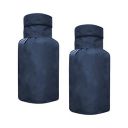 PrettyKrafts dustproof Printed LPG Gas Cylinder Cover Full size, (Pack of 2) Navy Blue...