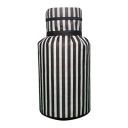 PrettyKrafts Dustproof Printed LPG Gas Cylinder Cover| Full Size | (Set Of 1, Black Stripes)