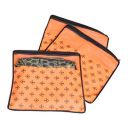 PrettyKrafts Non Woven Saree Covers with ZIP - Pack of 3, Size(16 × 14 Inches)...