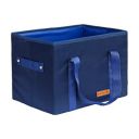 PrettyKrafts Small Cube Storage Bins Baskets for Organizing (30×22×23CM) - Blue...