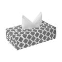 PrettyKrafts Tissue Paper Box Cover Rectangular Shape Napkin Holder use for car,Home and Office, (Single), Qtr Grey...
