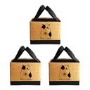 PrettyKrafts Toys storage Box, Storage organizer for kids, (Pack of 3) Jute Brown...