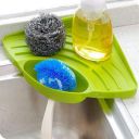 Prexo Multipurpose Plastic Kitchen Sink Organizer Corner Tray (Large, Green)...