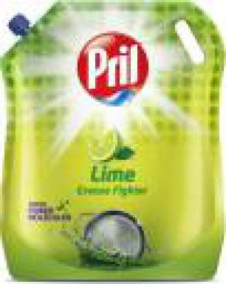 Pril Grease Fighter Dish Cleaning Gel  (Lime, 1.5 L)