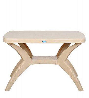 Prima 5050 Center Dining Coffee Table/Tea Table/Teapoy for Home, Office & Outdoor (Marble Beige)