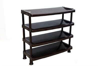 Prima Plastic Shoe Rack-4 Storage Organizer