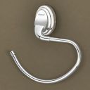 Primax Cubic Stainless Steel 304 Grade Napkin Ring/Towel Ring/Napkin Holder/Towel Hanger/Bathroom Accessories (Chrome) Pack of 1...