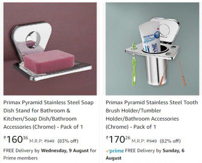 Primax Home & Kitchen Improvements upto 86% off starting From Rs.160