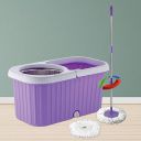 Primax Regal ABS Plastic Mop with Stainless Steel Wringer Basket and 2 Microfiber Refills – Floor Mopping System...