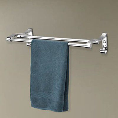 Primax Stainless Steel Towel Hanger for Bathroom/Towel Rod/Bar/Bathroom Accessories(24 Inch-Chrome)