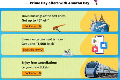 Prime Day Offers with Amazon Pay Get Up to 45% Off