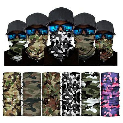 PrimeBox Bandan for Men Army prints Style Bandana Men Unisex for outdoor activity set of 3pcs bandana Combo Army Prints Multi-Color