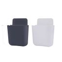 Primelife 2 Pcs Wall Mount Remote Control Holder, Media Organizer Storage Box, Mobile Phone Holder for Bedside Table Bedroom - Multicolour (Phone Holder)(2)...