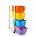 Primelife 4 XL Modular Drawer System for Home, Office, Parlor, School, Doctors, Home and Kids, Product Dimension When assembeled (30cmx39cmx80cm)...