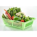 Primelife Plastic Adjustable Over Sink Dish Drainer, Vegetables Drying Rack Basket, Organizer Tray for Home & Kitchen - Green (Adj - Basket)...