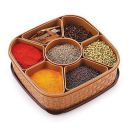 Primelife plastic Storage box with 7 section for multipurpose use set of 1 multicolor...