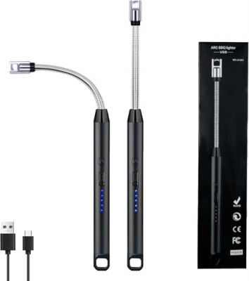 PRIMESKY Electric Lighter for Candles Rechargeable Stainless Steel
