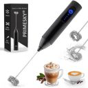 Primesky®Coffee Frother Electric Blender Wand 3 Speed Modes Rechargable Mini Handheld (MINI MILK FROTHER)...