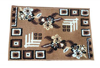 Prince Carpets Wool Mix Doormat for Main Door Kitchen & Bathroom (Camel 40 x 60 cm)