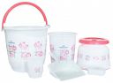 Princeware 6 Piece Plastic Bathroom Set...