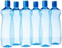 Princeware Aster Pet Fridge Bottle Set, 975ml, Set of 6, Blue...
