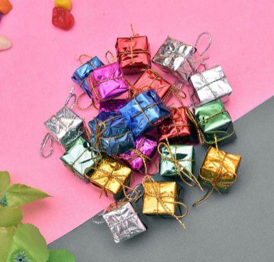 PRINT BHARAT Decoration Set Christmas Tree Decoration Items Christmas Tree Ornaments (Ornaments Gift Box-12pcs)