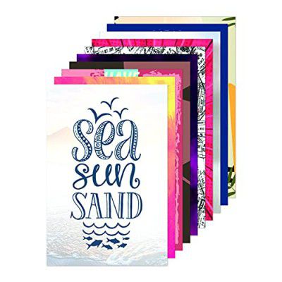 PRINTELLIGENT Quote and motivational poster set of 10 size (45 cm x 30 cm) d42