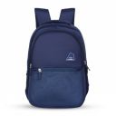 Priority 19 Inch Durable PU College Backpack For Boys & Girls | Casual Backpack For Unisex | Office Backpack For Men & Women (Large | Navy Blue)...