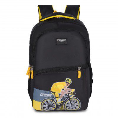 Priority Universalitres 004 Polyester 29 litres Black College Backpack