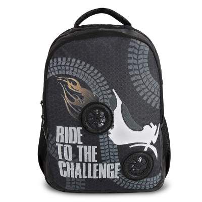Priority Whirl Ride to The Challenge 32 litres Black Polyester College Bag