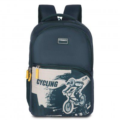 Priority Wonder 001 Polyester 31 litres Mint Green College Backpack - INV26101