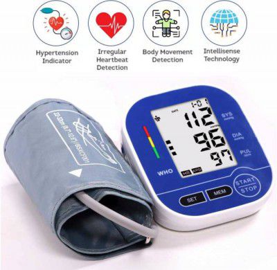 Pristyn care KI-798 Automatic Blood Pressure Machine | BP Monitor | Digital Screen | 1 Year warranty | Accurate Reading | Easy Monitoring | Support Two Users | Bp Monitor  (Blue, White)