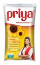 Priya Refined Sunflower Oil Sunflower Oil Pouch, 1 L...