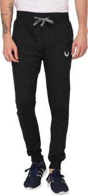 PRO CLUB Solid Men Black Track Pants