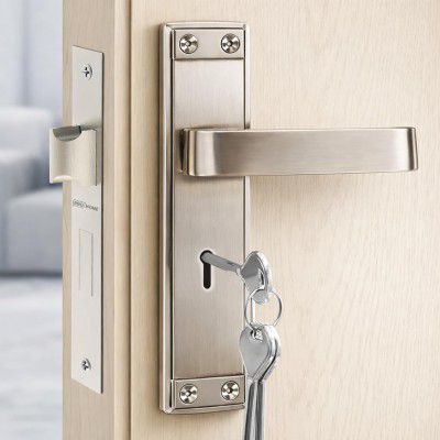 PRO HOME Mortise Main Door Lock Set with 6 Lever Mechanism