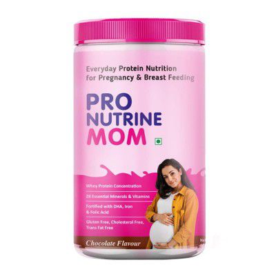 Pro Nutrine Whey Protein Powder for Women With 28 Essential Minerals & Vitamins | Chocolate Protein Powder (Pro Nutrine Mom, 400 Grams)