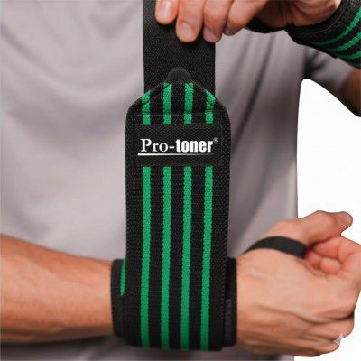 Pro-toner Multipurpose Wrist Support Strap, Adjustable Weightlifting Wrist Wrap for Gym Training
