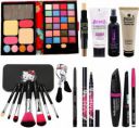 Pro Ultra 7pcs Makeup Brush set with TYA makeup kit 3D (Pack of 10)...