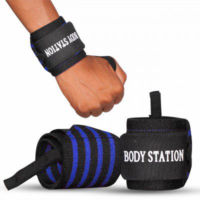 Pro Weightlifting Wrist Wraps with Thumb Loop | Adjustable Gym Wrist Support