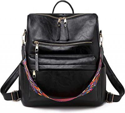 ProArch Medium 25L Backpack Women Leather Convertible Shoulder Bag Ladies Anti-theft Satchel Sling Travel Backpack