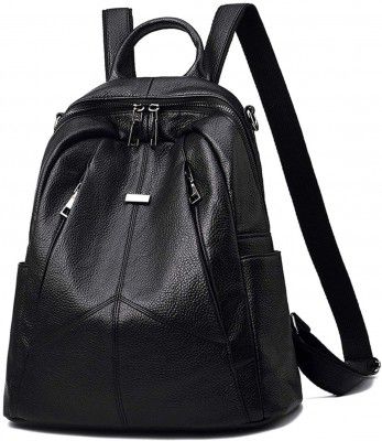 ProArch Medium 26L Fashion Backpack Purse for Women Convertible Travel Vintage PU Leather Shoulder Backpack