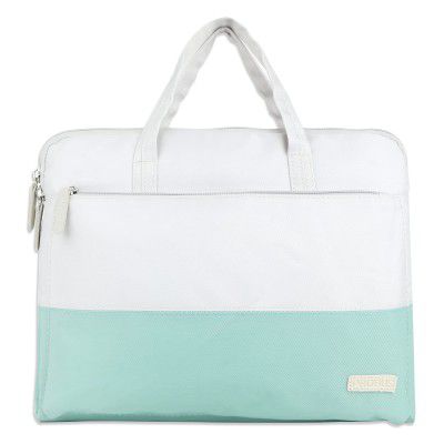 Probus Polyester Dual Tone Dual Compartment Laptop Bag