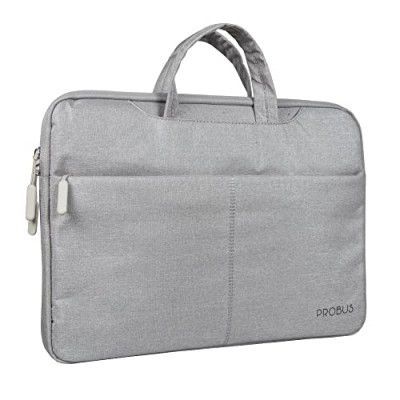 Probus Traveller Laptop Slim Sleeve Bags for 15.6 inch Laptop/MacBook/Chromebook/Notebook Case Cover – Grey