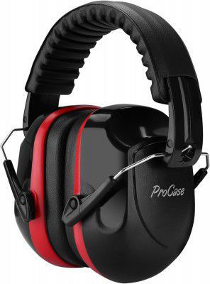 ProCase Noise Reduction Safety Ear Muffs, Hearing Protection Earmuffs, NRR 28dB Noise Sound Protection Headphones