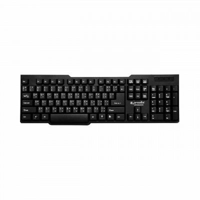 ProDot Wired Keyboard with Rupees Symbol | Hindi Devanagari | Made in India | Ergonomic, Spill Resistant Design | 104 Keys | 10M Key Life | 1 Year Warranty | Works with Windows, iOS, Linux