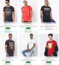 Ajio Loot : Jack & Jones Men's T-shirts At ₹160...