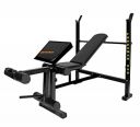 PRODUMAN HUB Home Gym Bench bench,Multipurpose bench (incline,decline flat,leg curl leg ext,Prechare) Model Number -safty 06...