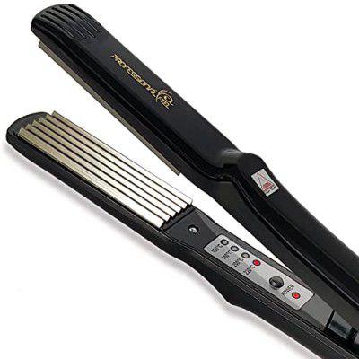 PROFESSIONAL FEEL Abs Neo Tress Hair Crimper For Women Electric 4X Protection Crimp & Style Hair Styler, Black